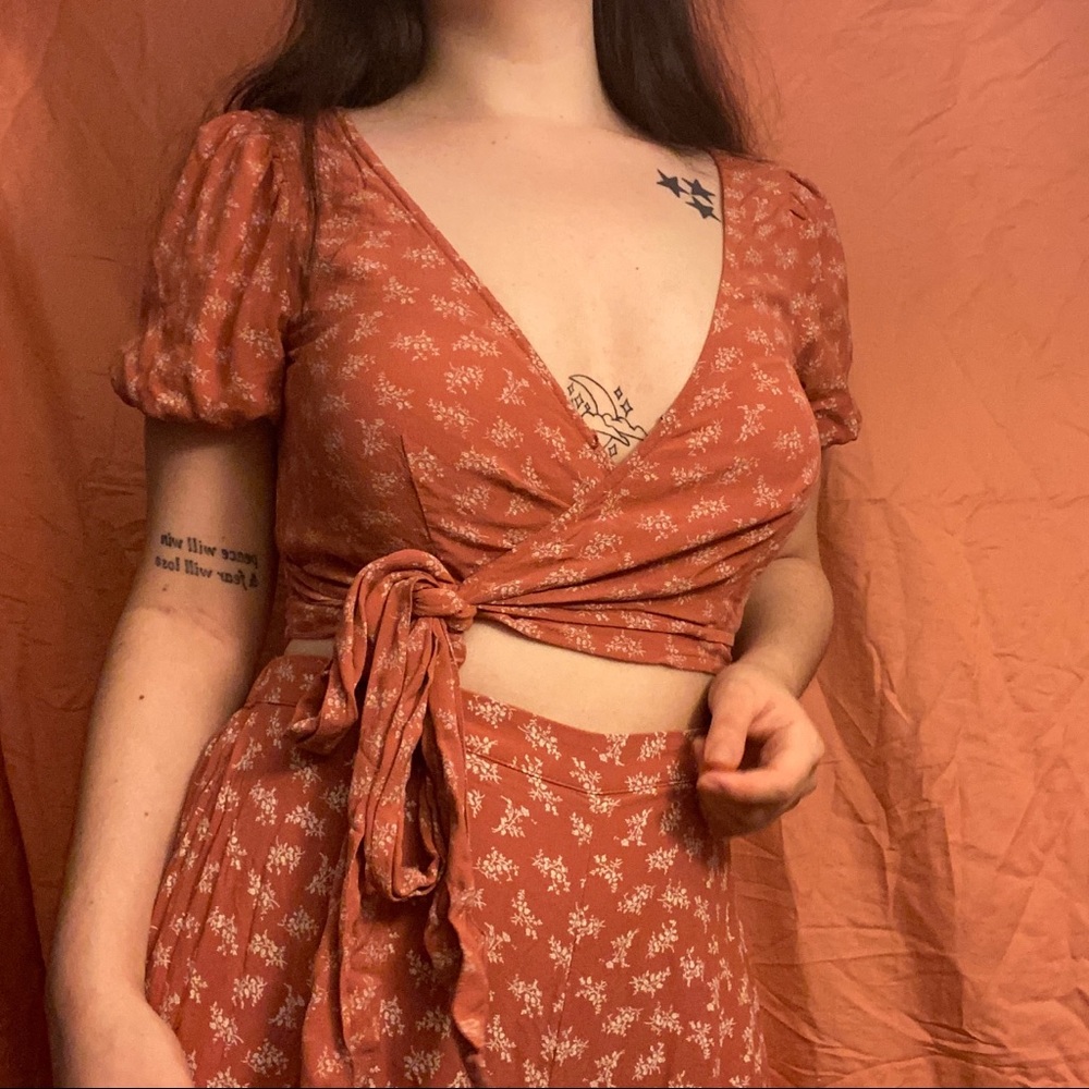 Crop Top & Pants Set